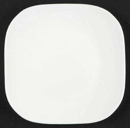 Nevaeh White (Bone) Square Appetizer Plate by Fitz & Floyd