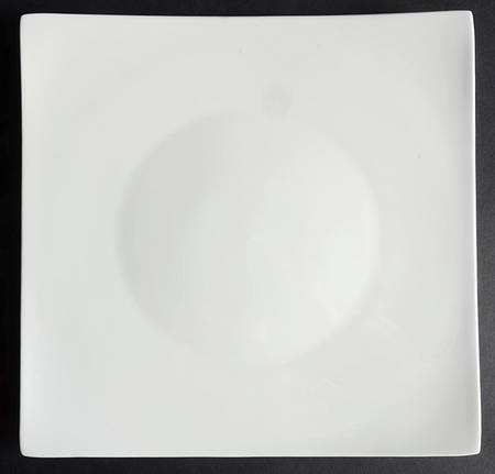 Nevaeh White (Bone) Square Dinner Plate by Fitz & Floyd
