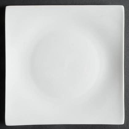 Nevaeh White (Bone) Square Salad Plate