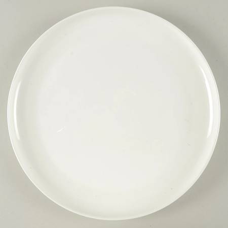 Nevaeh White (Bone) Coupe Dinner Plate