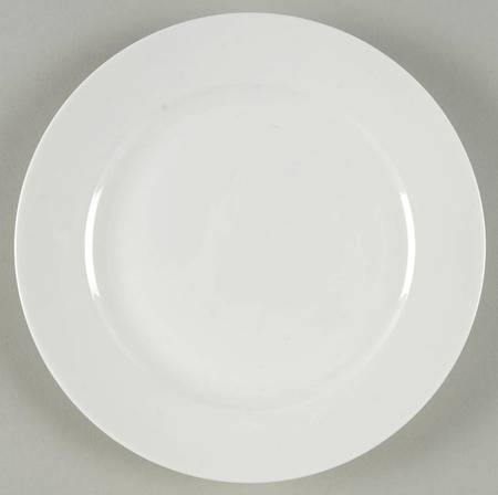 Nevaeh White (Bone) Appetizer Plate
