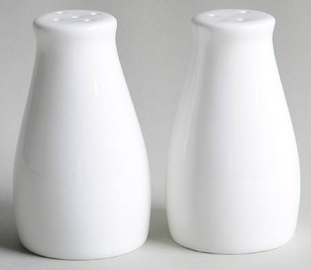 Nevaeh White (Bone) Salt & Pepper Set