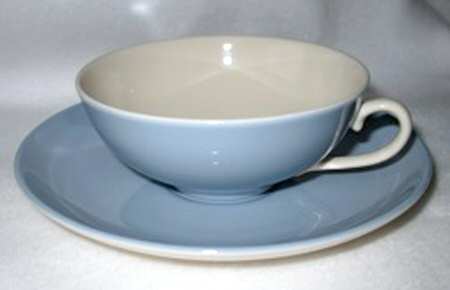 Twilight No Trim Flat Cup & Saucer Set