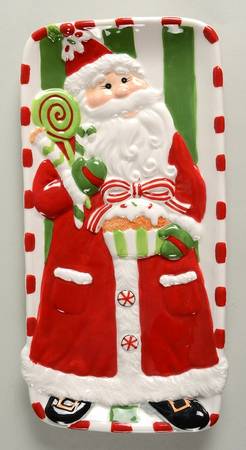Christmas Confections Rectangular Tray 11"