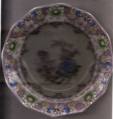 Cleopatra Purple Salad Plate