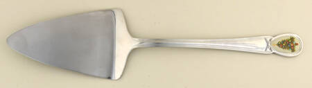 Fiesta Christmas Tree Pie Server with Stainless Blade