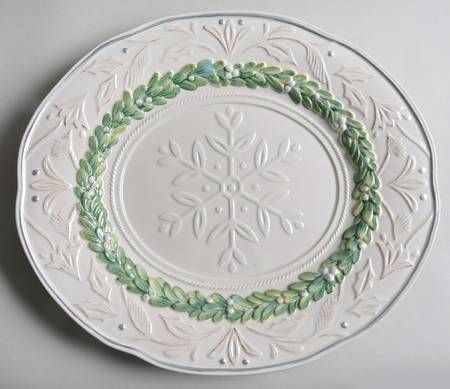 Winter Garden 15" Oval Serving Platter