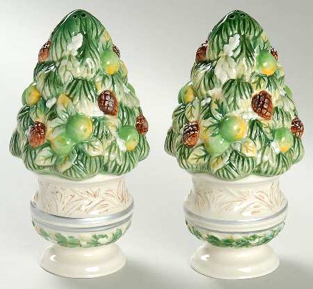 Winter Garden Figural Salt & Pepper Set