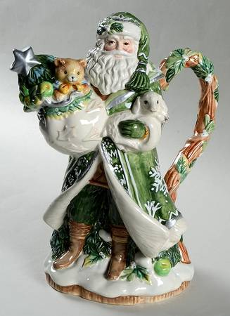 Winter Garden Figural Teapot & Lid