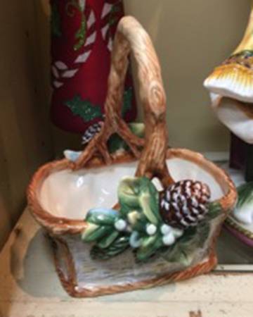 Winter Garden Centerpiece Basket