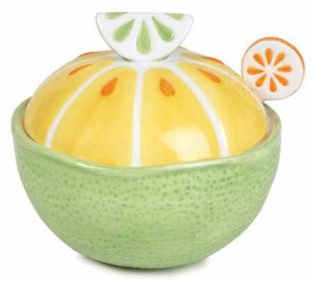 Tropical Punch Condiment Jar & Lid w/Spoon
