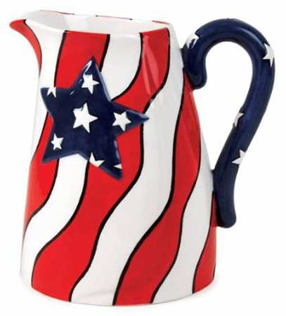 Freedom Fest Tall Pitcher/Vase