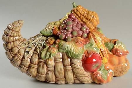 Harvest Figural Cookie Jar & Lid