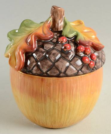 Harvest Figural Box & Lid