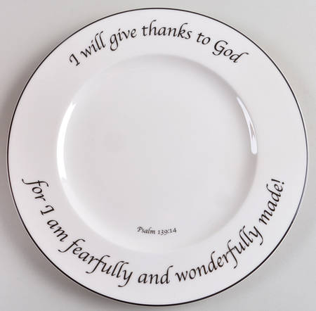 Psalms Collection Dinner Plate