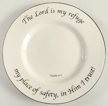 Psalms Collection Salad Plate