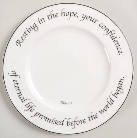 Hope Collection Salad Plate