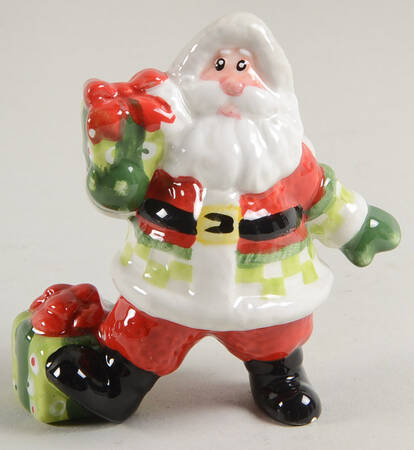 Holiday Cheer Standing Tumbling Santa Figurine
