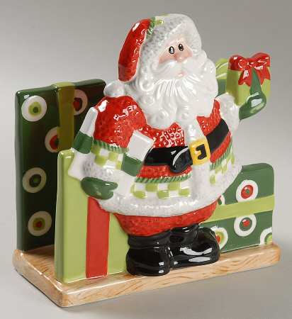 Holiday Cheer Figural Napkin Holder