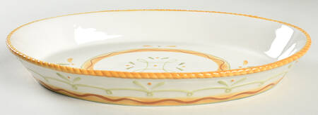 Garden Medley 10" Oval Baker