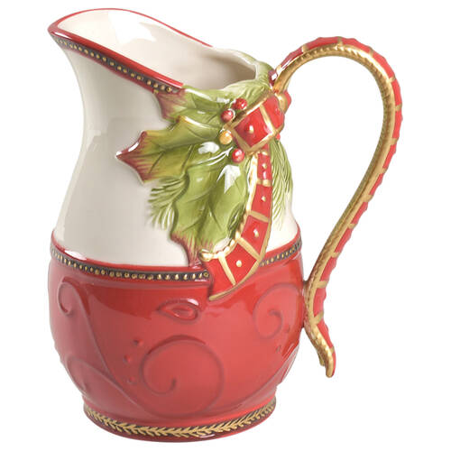 Damask Holiday 48 Oz Pitcher