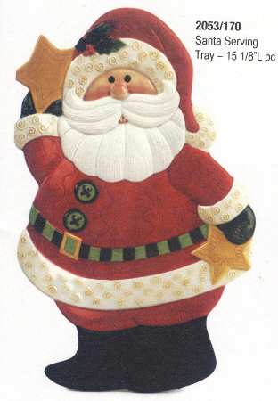 Holiday Folk Santa Server