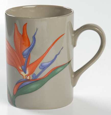 Bird of Paradise (Gray Background) Mug