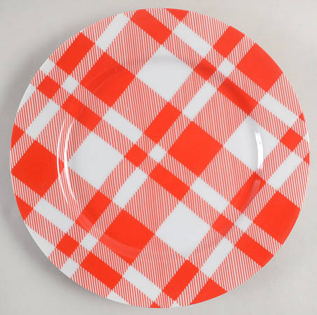 Red and White Plaid by Fitz &amp; Floyd