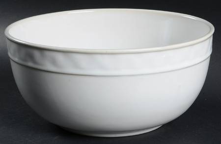 Fontina White 10" Round Serving Bowl
