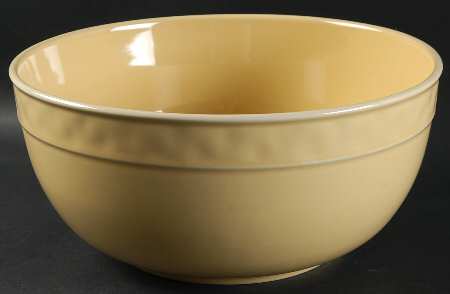 Fontina Yellow 10" Round Serving Bowl