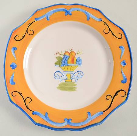 Ricamo Amoretti Square Salad Plate