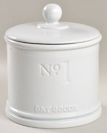Everyday White (Porcelian) Small Canister & Lid
