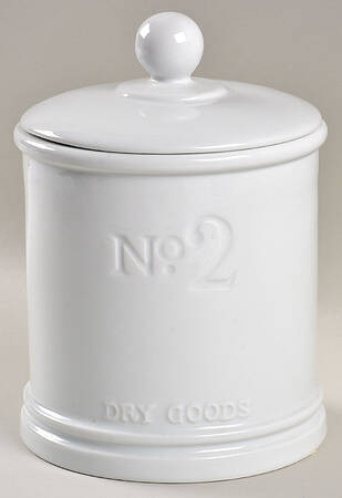 Everyday White (Porcelian) Medium Canister & Lid