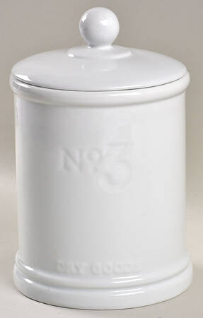 Everyday White (Porcelian) Large Canister & Lid