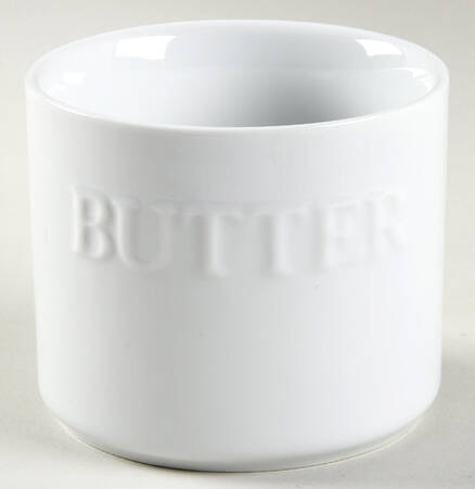 Everyday White (Porcelian) Butter Crock No Lid
