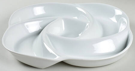 Everyday White (Porcelian) 1 Piece Chip & Dip