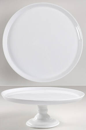 Everyday White (Porcelian) 11" Diameter Pedestal Cake Stand
