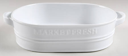 Everyday White (Porcelian) 13" Oval Open Casserole