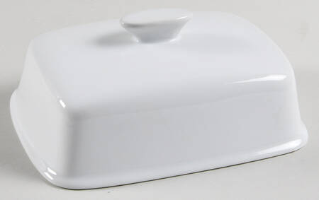 Everyday White (Porcelian) Lid for 1/4 Lb Butter