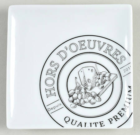 Everyday White (Porcelian) Appetizer Plate