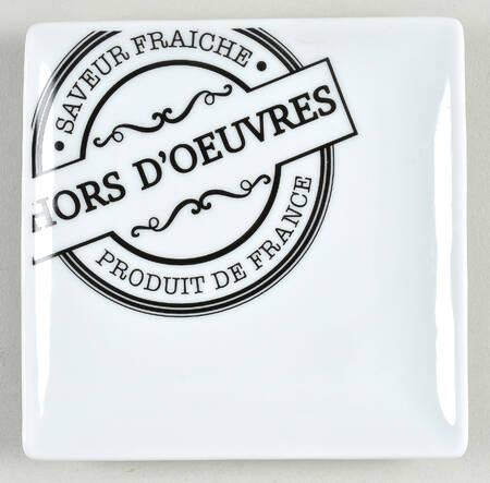 Everyday White (Porcelian) Appetizer Plate