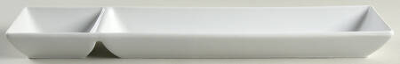 Everyday White (Porcelian) 2 Part Rectangular Divided Server