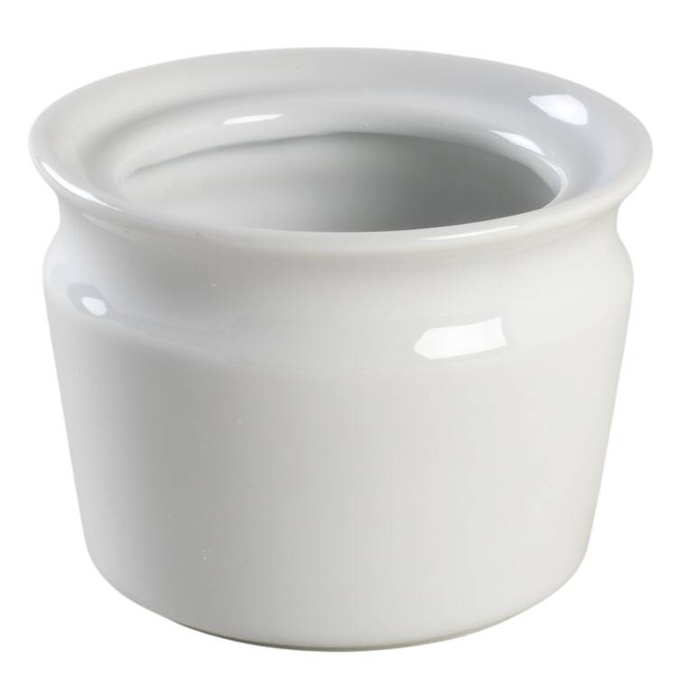Everyday White (Porcelian) Condiment Jar No Lid