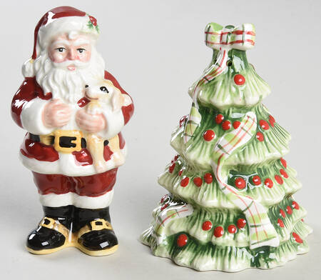 Dear Santa Figural Salt & Pepper Set