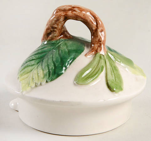 Woodland Partridge & Holiday Pear Lid for Small Coffee Pot