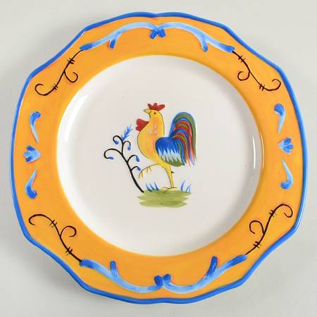 Ricamo Leonardo Square Salad Plate
