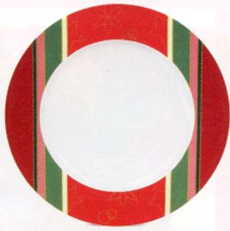 Reindeer Row Dinner Plate