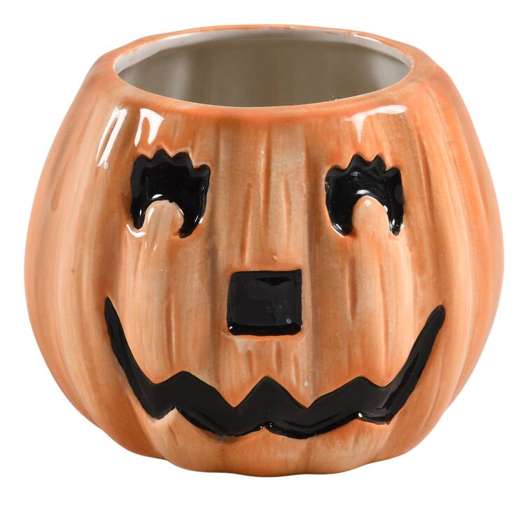Halloween Pumpkin Sugar Bowl No Lid