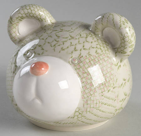 Bows and Holly Lid for Cookie Jar