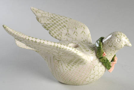 Bows and Holly Candleholder